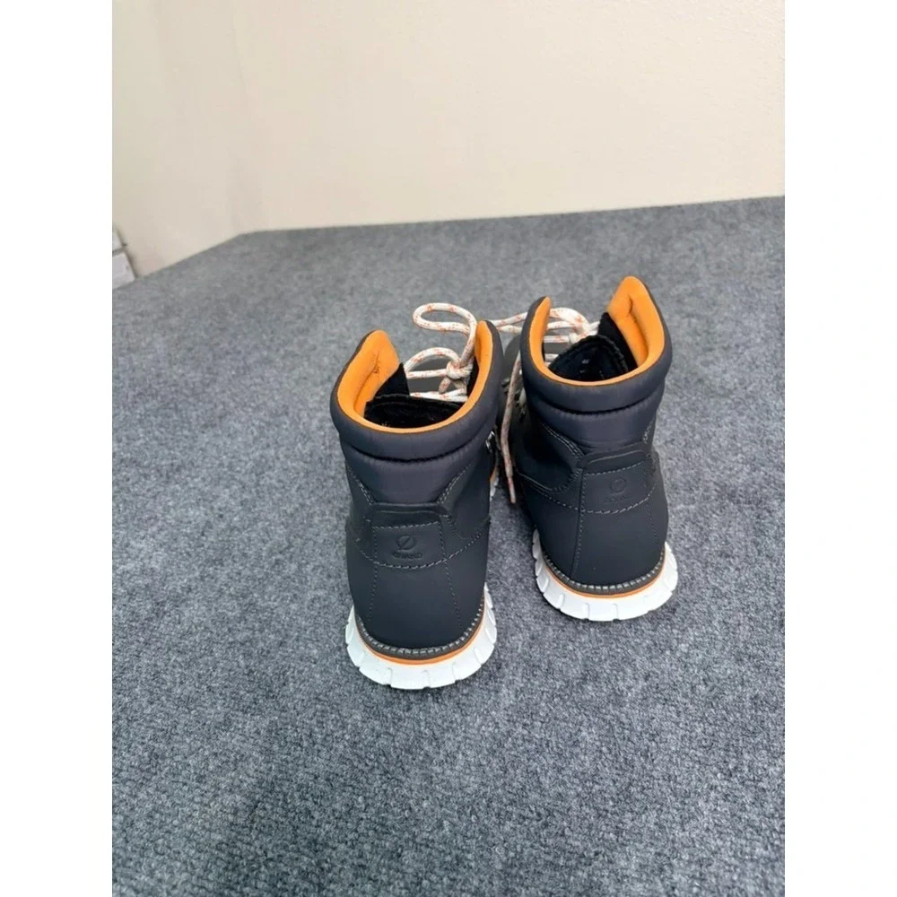 Cole Haan Zerogrand Hiker Boots Men's Black Orange Waterproof C31627 Size 13M